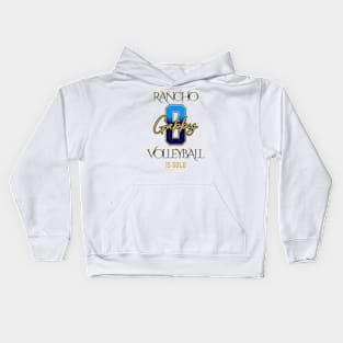 Gabby #8 Rancho VB (15 Gold) - White Kids Hoodie